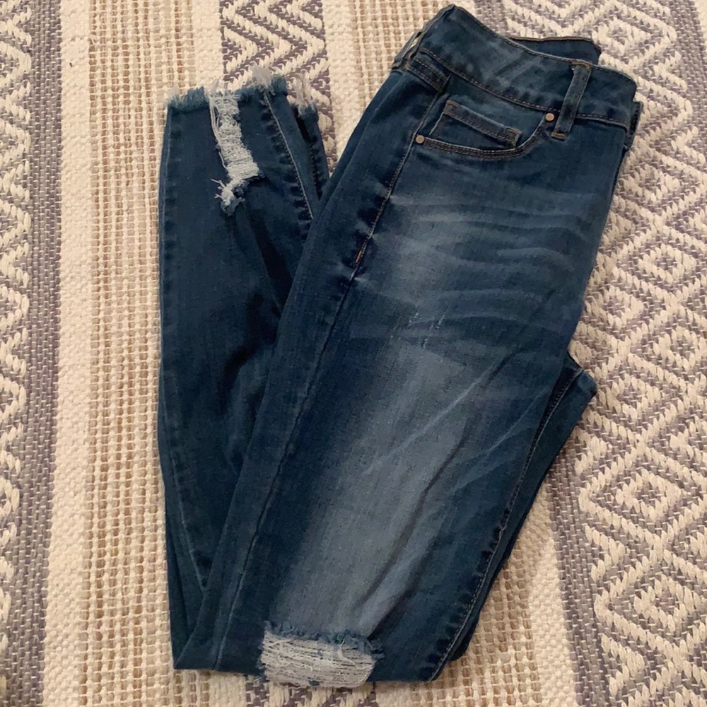 Rewash Distressed Stretch Skinny Jeans Size 5/27